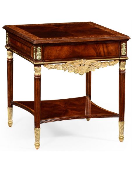 Mahogany side table in Louis IV style