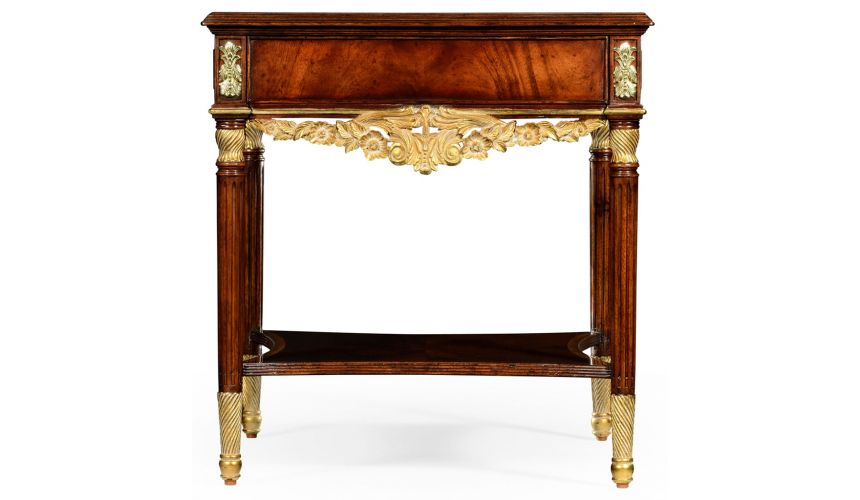 Square & Rectangular Side Tables Elegant Louis IV Style Side Table