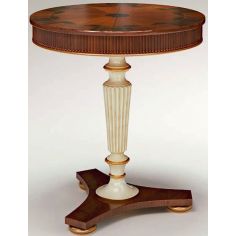 Square & Rectangular Side Tables Round Pedestal Side Table with Tripod Base