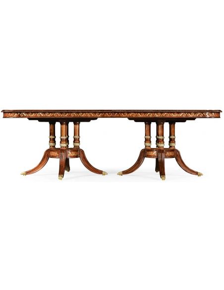 Dining Tables Burr & mother of pearl 94 1/2\\" rectangular dining table