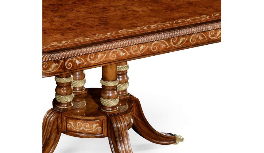 Dining Tables Burr & mother of pearl 94 1/2\\" rectangular dining table