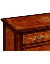 LUXURY BEDROOM FURNITURE 7 Drawer High dresser with Mother of Pearl Inlay