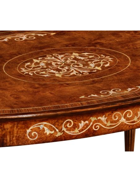 Coffee Tables Mother of Pearl inlaid coffee table