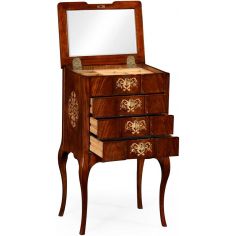 LUXURY BEDROOM FURNITURE Mahogany Jewelry Chest and Vanity 2