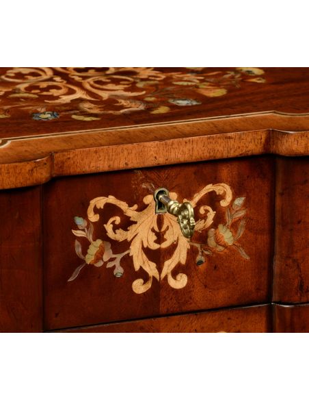 LUXURY BEDROOM FURNITURE Mahogany Jewelry Chest and Vanity