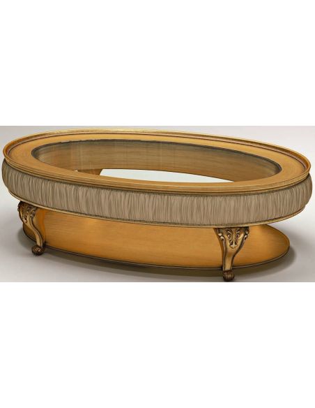 Oval Wooden Center Table