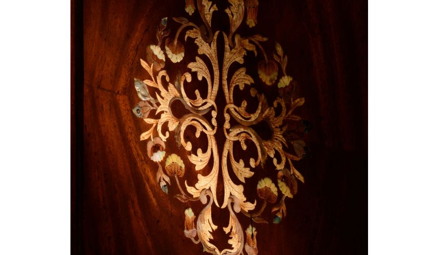 LUXURY BEDROOM FURNITURE Mahogany Jewelry Chest and Vanity