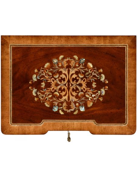 LUXURY BEDROOM FURNITURE Mahogany Jewelry Chest and Vanity