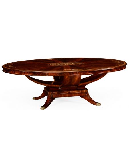 Dining Tables Decorative dining table with mother of pearl inlay
