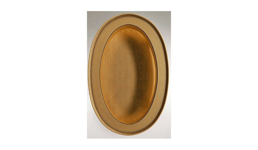 Furniture Masterpieces Oval Wooden Center Table