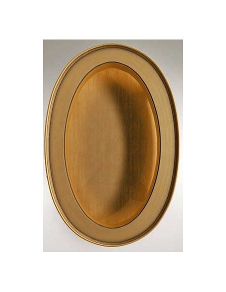 Furniture Masterpieces Oval Wooden Center Table