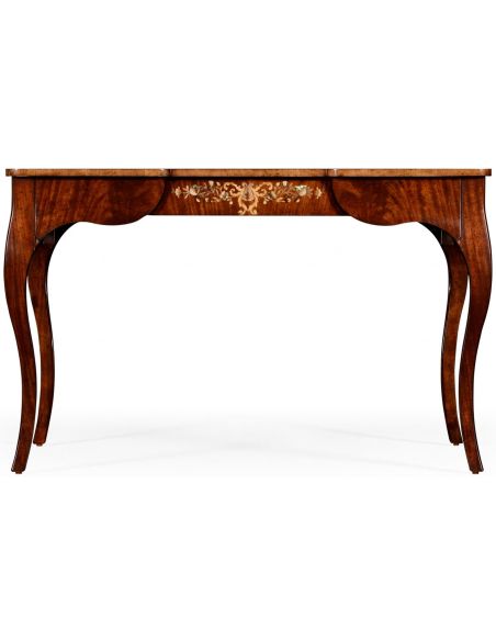 Executive Desks Elegant dressing table with mother of pearl and marquetry inlay