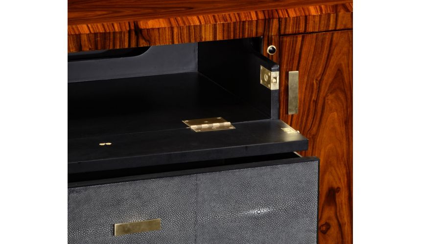 Entertainment Centers, TV Consoles, Pop Ups Santos rosewood TV entertainment unit, high sheen