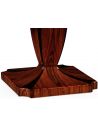 Dining Tables Santos rosewood dining table with pedestal leg with bone inlay