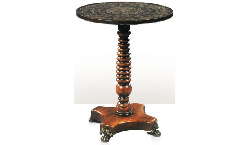 Round & Oval Side Tables The Paw Foot Circular Table