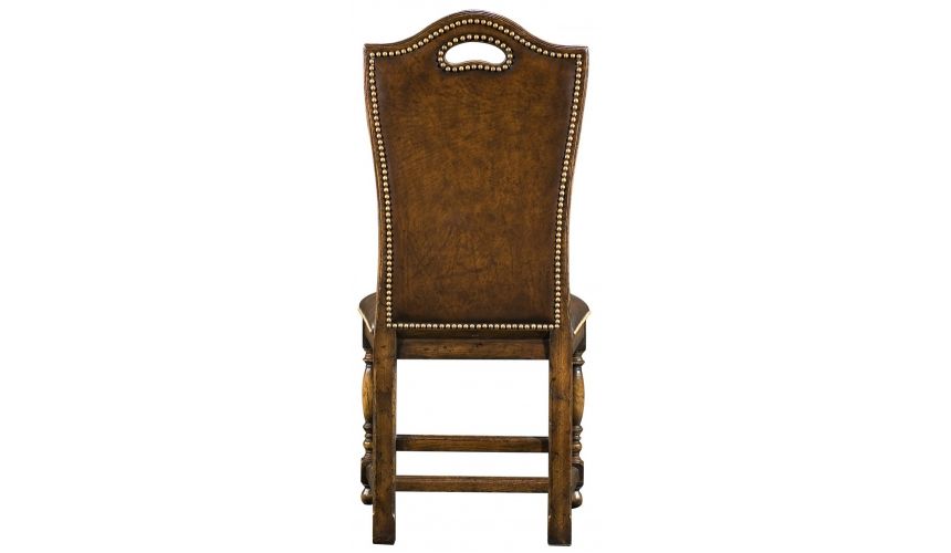 Dining Chairs High End Dinning Room Furniture Tall Side Chair In Walnut