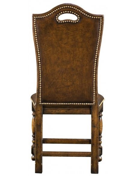 Dining Chairs High End Dinning Room Furniture Tall Side Chair In Walnut