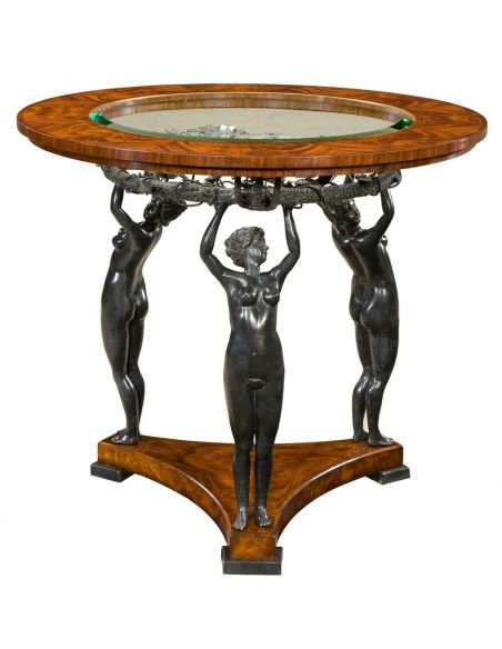 Foyer or center table of dancing nymphs