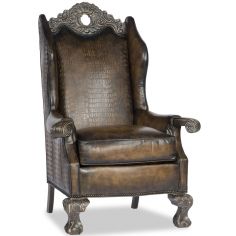 Home Bar Furniture Old English Leather Chair
