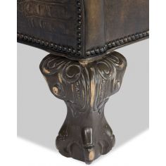 Home Bar Furniture Old English Leather Chair 2