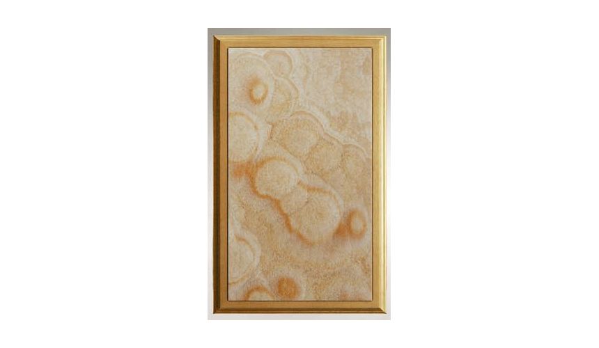 Furniture Masterpieces Rectangular Center Table W/ Marble Inlay
