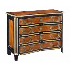 Chest Of Four Drawers solid walnut Commode