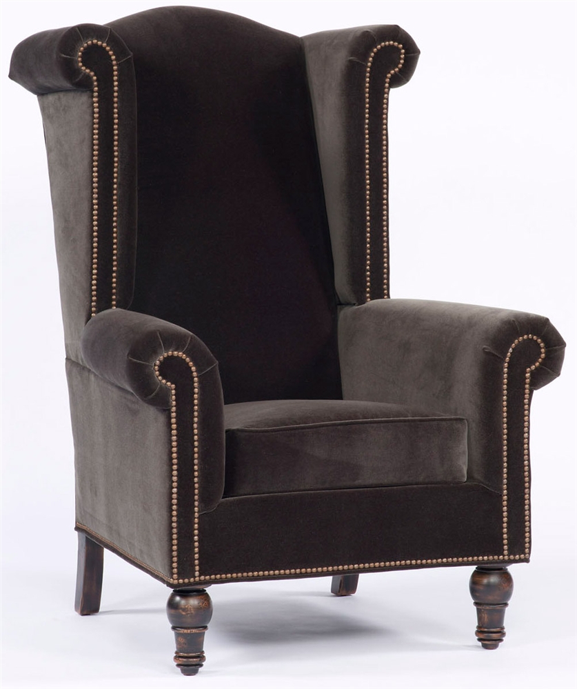 Luxury Leather & Upholstered Furniture High Back Upholstered Chair