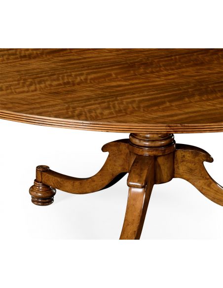 Dining Tables Fruitwood pedestal dining table