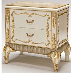 Furniture Masterpieces Double Drawer Night Table
