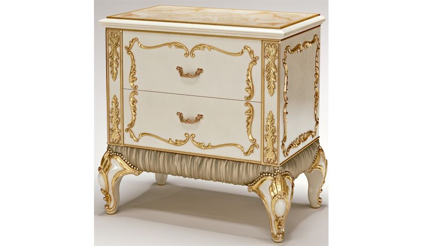 Furniture Masterpieces Double Drawer Night Table