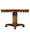 Dining Tables Stylish Mahogany round dining or foyer center table