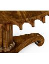 Dining Tables Stylish Mahogany round dining or foyer center table