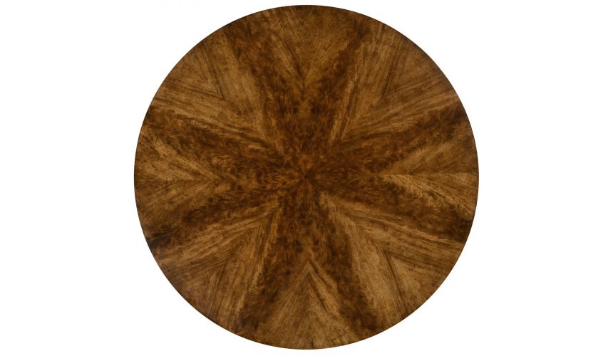 Dining Tables Stylish Mahogany round dining or foyer center table