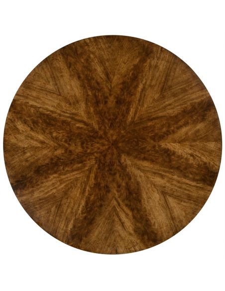 Dining Tables Stylish Mahogany round dining or foyer center table
