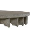 Dining Tables Stylish round dining or foyer center table. gray driftwood color oak