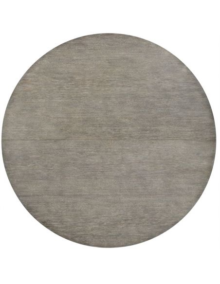 Dining Tables Round to oval dining table, gray driftwood color oak