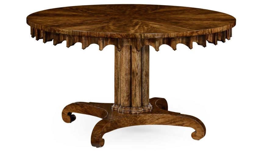 Dining Tables Round to oval dining table, Mahogany