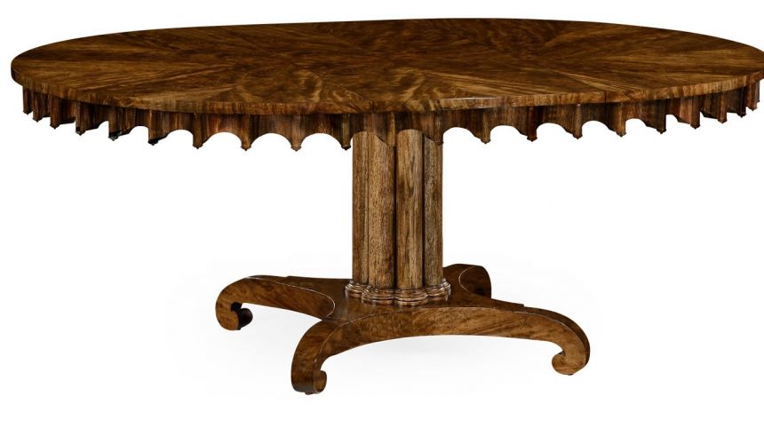 Dining Tables Round to oval dining table, Mahogany