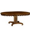 Dining Tables Round to oval dining table, Mahogany