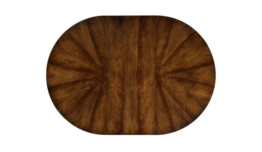 Dining Tables Round to oval dining table, Mahogany