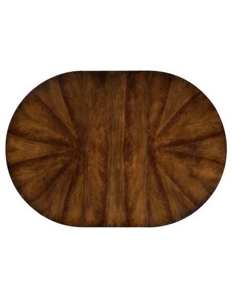 Dining Tables Round to oval dining table, Mahogany