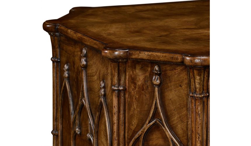 Executive Desks Gothic arch paneled desk