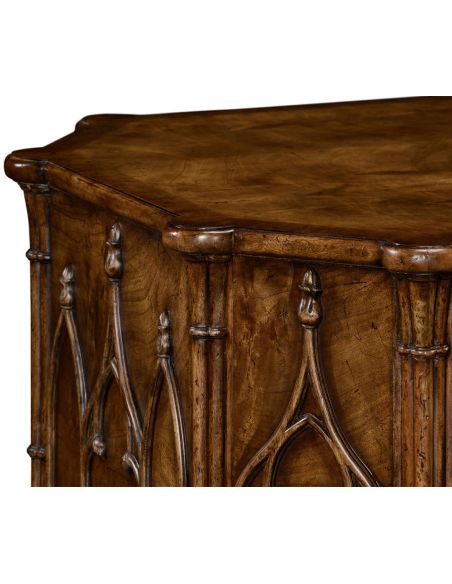 Executive Desks Gothic arch paneled desk