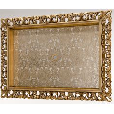 Decorative Accessories Gold Moldings Bordered TV Frame