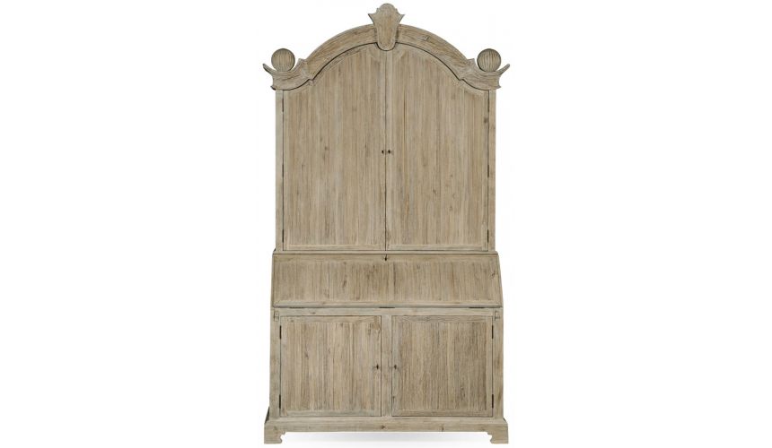 Breakfronts & China Cabinets Ornate Wooden cabinet