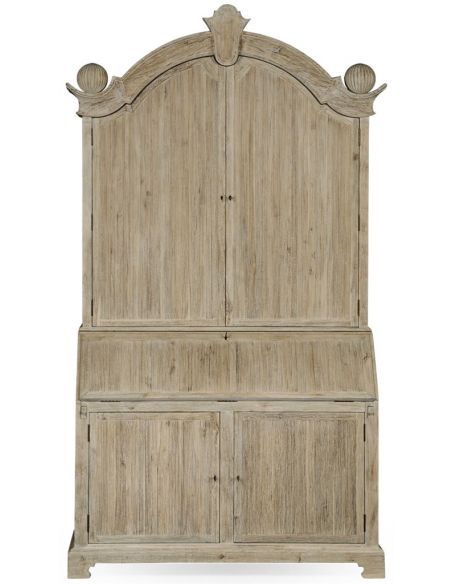 Breakfronts & China Cabinets Ornate Wooden cabinet