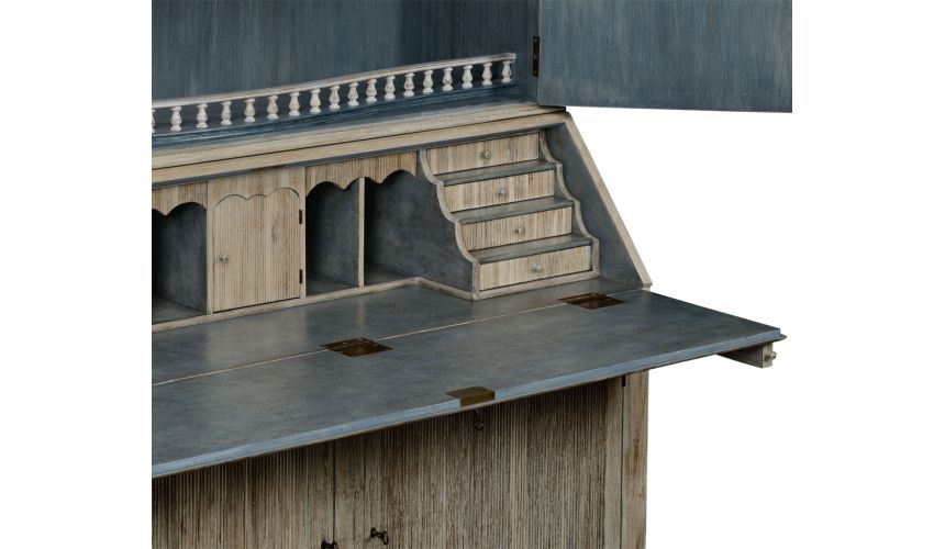 Breakfronts & China Cabinets Ornate Wooden cabinet