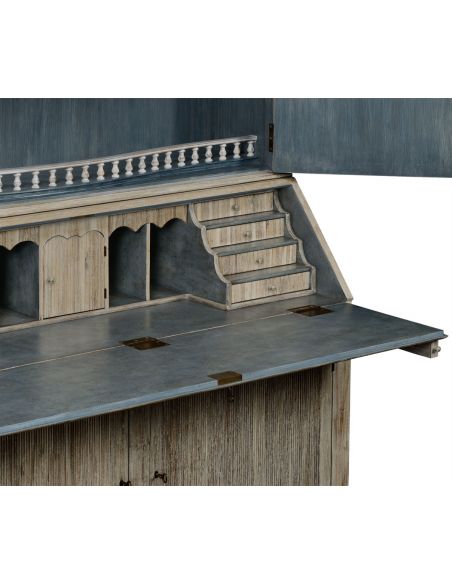 Breakfronts & China Cabinets Ornate Wooden cabinet