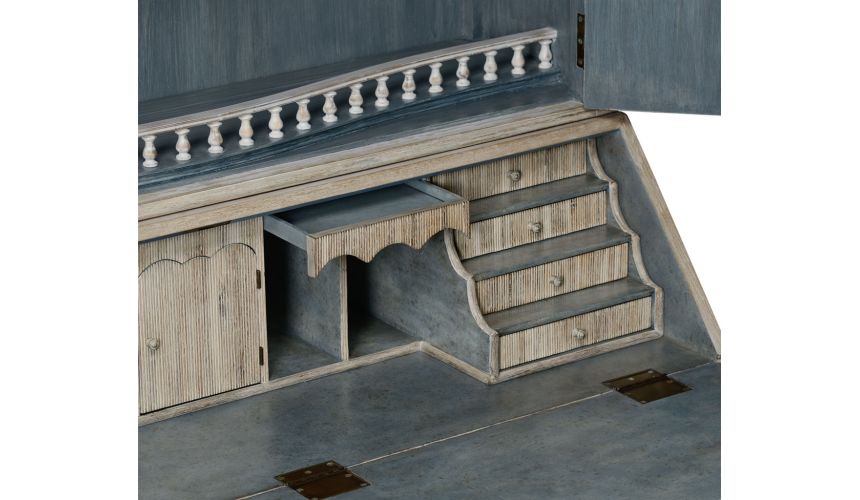 Breakfronts & China Cabinets Ornate Wooden cabinet