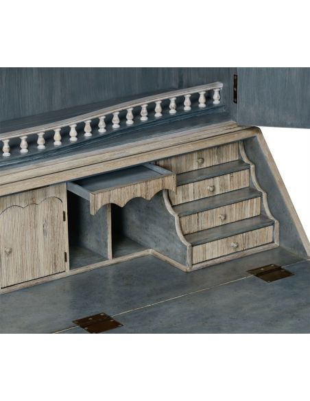 Breakfronts & China Cabinets Ornate Wooden cabinet